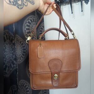 Vintage Coach Tabac Station Bag 5130🤎